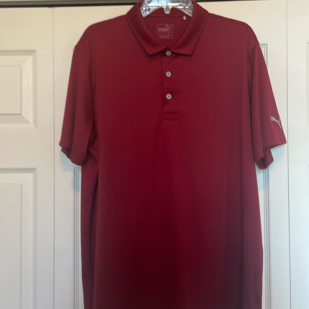 Mens Puma Golf Polo. XL. Great condition. Color Maroon.